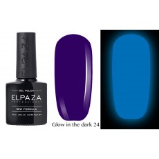 Гель-лак Elpaza Glow Neon Collection неоновая серия светится в темноте при ультрофиолете 24